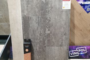 Виниловая плитка SPC Stone floor Жемчужно-серая 4,5мм, арт. 8875709 НР